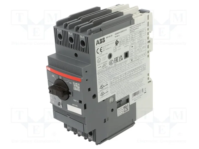 ABB MS165-80 Interruptor motorizado 45kW 208÷690VAC ABB MS165-80 Interruptor motorizado 45kW 208÷690VAC