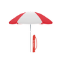 Marbueno Sombrilla Oxford Rojo 240 cm