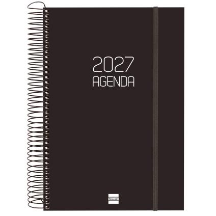 Finocam Agenda Espiral Opaque Negro 2027 Finocam Agenda Espiral Opaque Negro 2027