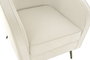 DKD Home Decor Sillón de Poliéster y Metal en Crema