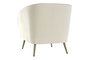 DKD Home Decor Sillón de Poliéster y Metal en Crema