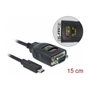 DeLOCK Adaptador USB Type-C™ a 1 x Serial RS-232 DB9 con protección ESD de 15 kV