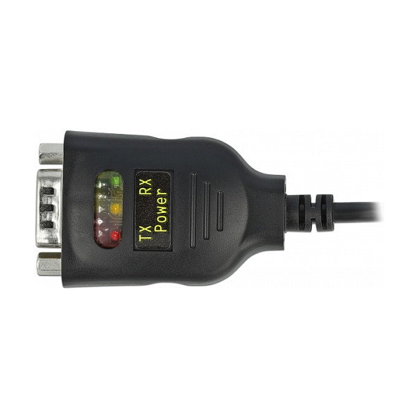 DeLOCK Adaptador USB Type-C™ a 1 x Serial RS-232 DB9 con protección ESD de 15 kV