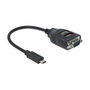 DeLOCK Adaptador USB Type-C™ a 1 x Serial RS-232 DB9 con protección ESD de 15 kV