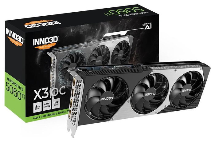 Inno3D GeForce RTX 5060 Ti X3 OC 8GB GDDR7 3 Fan