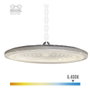 Edm Campana LED 200W IP65, 20000 Lúmenes, Temperatura Color 6400K, CR1 Ra80, Diámetro 33 cm, 280 LEDs, 120°, Aluminio, Conexión IP68