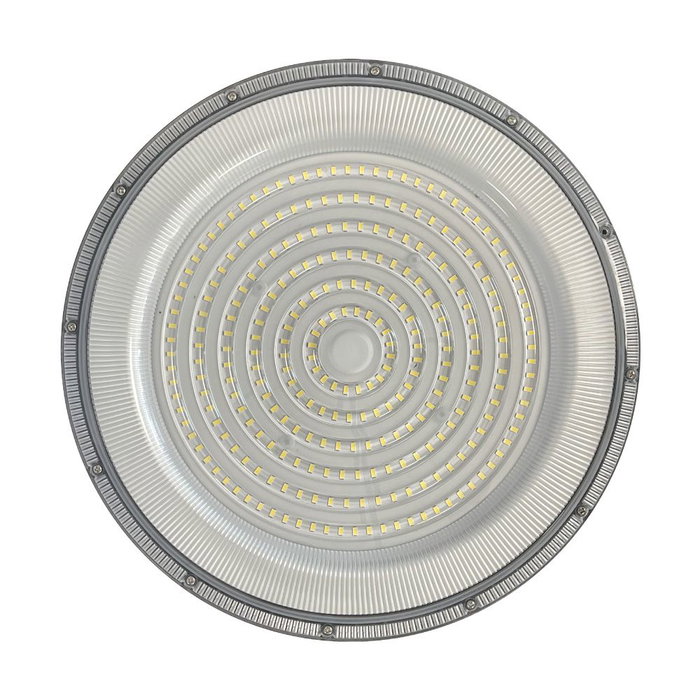 Edm Campana LED 200W IP65, 20000 Lúmenes, Temperatura Color 6400K, CR1 Ra80, Diámetro 33 cm, 280 LEDs, 120°, Aluminio, Conexión IP68