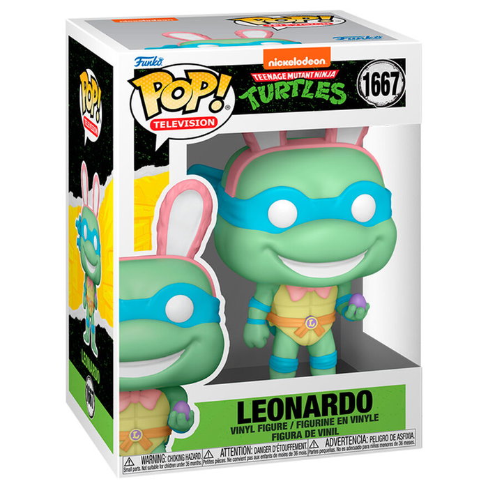FUNKO Figura POP Tortugas Ninja Leonardo Conejo de Pascua FUNKO Figura POP Tortugas Ninja Leonardo Conejo de Pascua