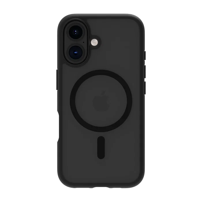 Dbramante1928 Funda para iPhone 16 15.5 cm (6.1") Negro Grenen MagSafe - Plástico Reciclado, Resistente a Impactos, Carga Inalámbrica