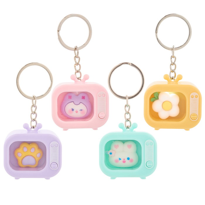 Mister Gadget Llavero Mini Tv Con Luz