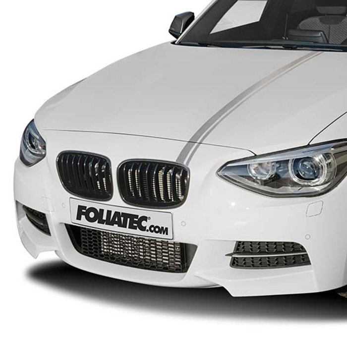 Foliatec Vinilos Decorativos para Coche Diseño Líneas Plata
