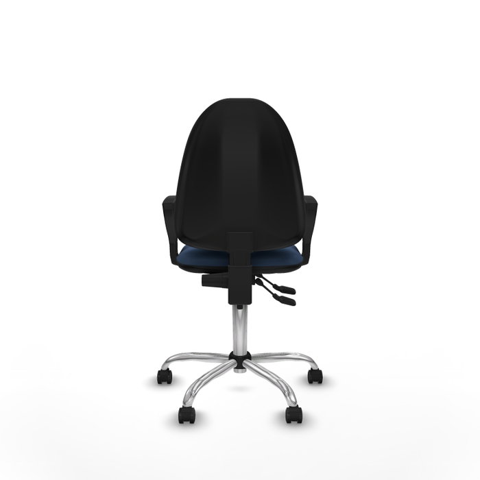 PIQUERAS Y CRESPO Silla de oficina Aýna Azul marino con brazos fijos PIQUERAS Y CRESPO Silla de oficina Aýna Azul marino con brazos fijos