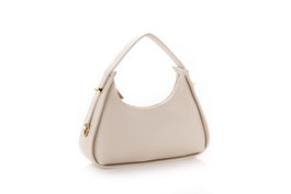 Lucky Bees Bolso 1263 Crema Piel Sintética Elegante y Versátil
