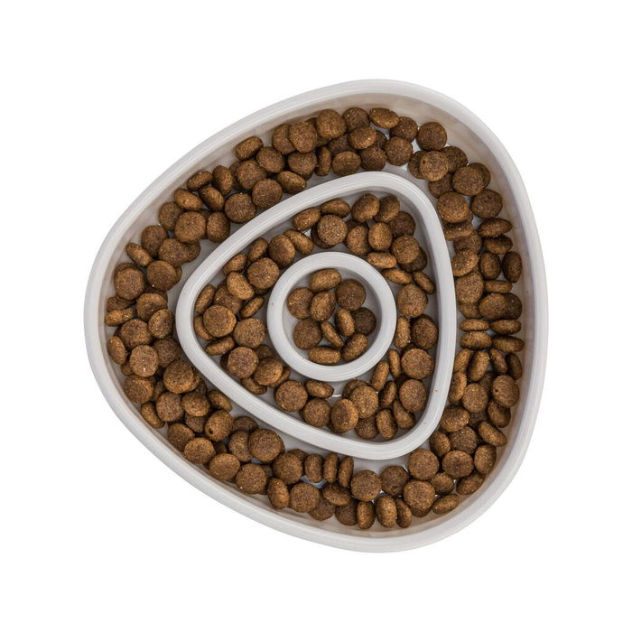 Comedero para Perro Trixie Slow Feeding Gris 350 ml 15 × 15 CM