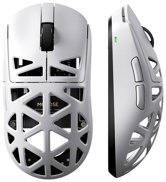 Mchose MC-A7X-1 Ratón Gaming Inalámbrico, 42000 DPI, USB-C, Blanco Mchose MC-A7X-1 Ratón Gaming Inalámbrico, 42000 DPI, USB-C, Blanco