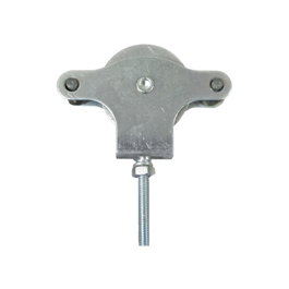 WOLFPACK LINEA PROFESIONAL Polea Tendedero Zincada 40 mm con Roldana Metálica