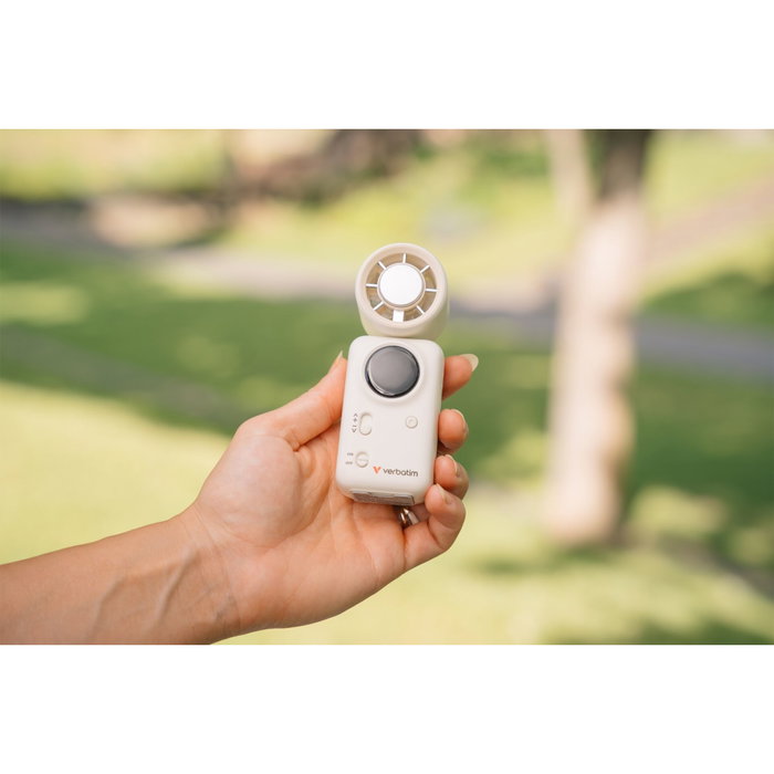 Verbatim Cool n Go Ice Touch Pro Handheld Fan Blanco/Plata Verbatim Cool n Go Ice Touch Pro Handheld Fan Blanco/Plata