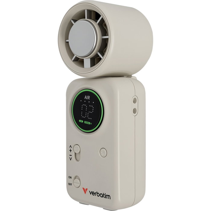 Verbatim Cool n Go Ice Touch Pro Handheld Fan Blanco/Plata Verbatim Cool n Go Ice Touch Pro Handheld Fan Blanco/Plata