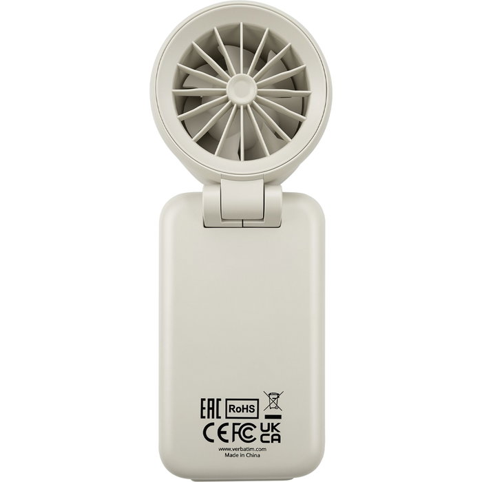 Verbatim Cool n Go Ice Touch Pro Handheld Fan Blanco/Plata Verbatim Cool n Go Ice Touch Pro Handheld Fan Blanco/Plata