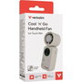 Verbatim Cool n Go Ice Touch Pro Handheld Fan Blanco/Plata