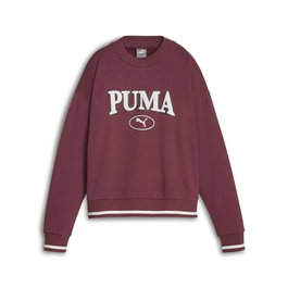 Sudadera sin Capucha Mujer Puma Squad Crew Fl Rojo Oscuro