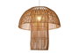 DKD Home Decor Lámpara de Techo Urban Marrón Ratán 50 x 51 x 50 cm