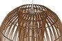 DKD Home Decor Lámpara de Techo Urban Marrón Ratán 50 x 51 x 50 cm