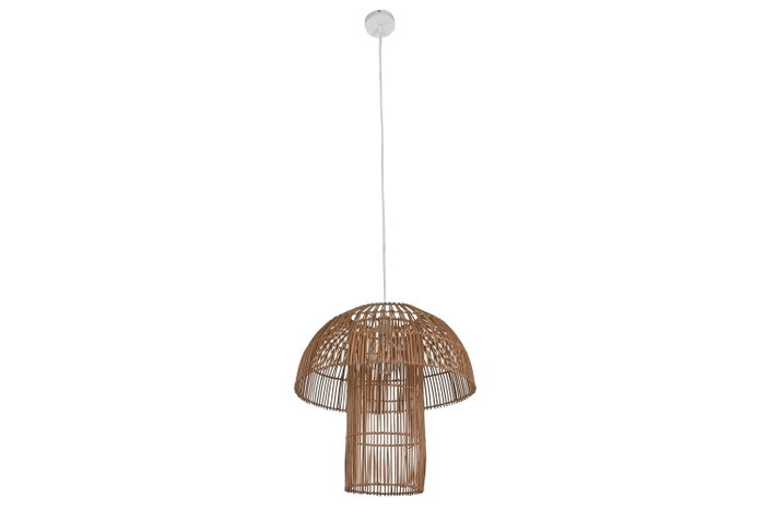 DKD Home Decor Lámpara de Techo Urban Marrón Ratán 50 x 51 x 50 cm DKD Home Decor Lámpara de Techo Urban Marrón Ratán 50 x 51 x 50 cm
