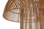 DKD Home Decor Lámpara de Techo Urban Marrón Ratán 50 x 51 x 50 cm