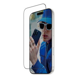 PanzerGlass Protector de Pantalla de Vidrio Templado para iPhone 17 Pro Marco Negro Ultra-Wide Fit Fastfit