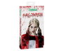 Peluca Halloween Arlequina Loca Bicolor Rubia Rojo Negro