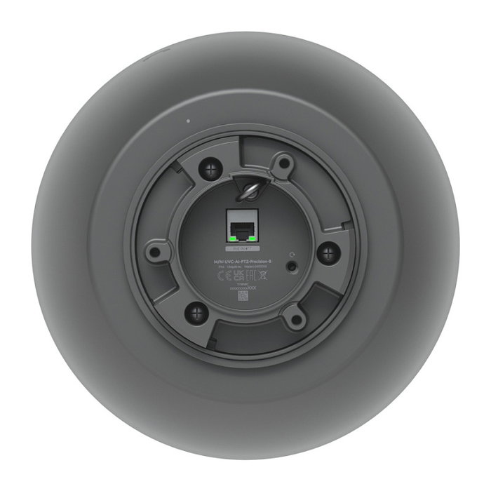 Ubiquiti UVC-AI-PTZ-Precision-B Cámara PTZ 4K con IA, Color Negro