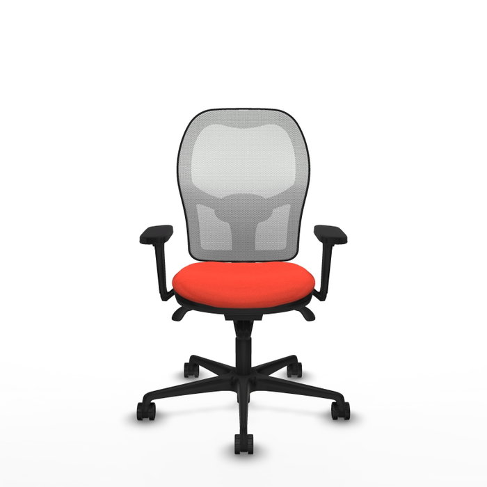 PIQUERAS Y CRESPO Silla de oficina Jorquera Naranja oscuro y Blanco