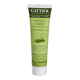 Cattier Arcilla Verde En Tubo 100Gr. - Mascarilla Facial Purificante para Pieles Grasas, Absorbente y Regeneradora