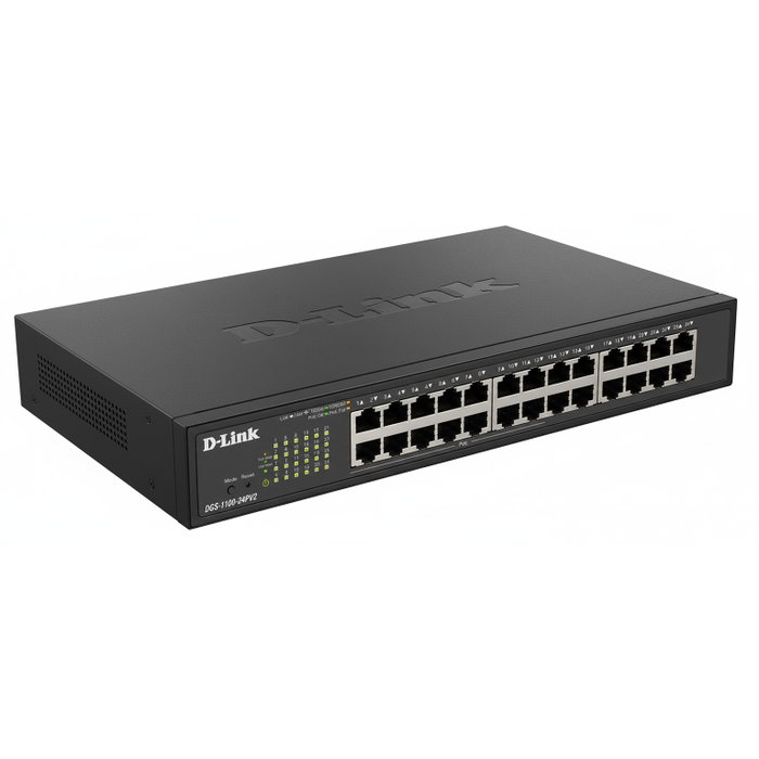 D-Link DGS-1100-10MPV2/E Switch Gestionado L2 con 8 Puertos PoE+ y 2 SFP
