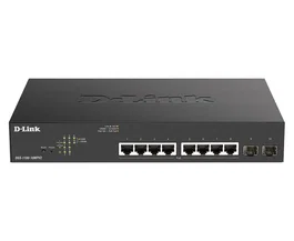 D-LINK SWITCH 8 PUERTOS 10/100/1Gbit PoE+ MAx w/2 SFP EASYSMART