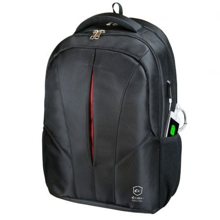 MOCHILA E-VITTA CITYJET NEGRA - PARA PORTÁTILES HASTA 15,4"-16"/39.11-40.64CM - CONTIENE USB PARA POWERBANK - 2 COMPARTIMENTOS - DOBLE CREMALLERA MOCHILA E-VITTA CITYJET NEGRA - PARA PORTÁTILES HASTA 15,4"-16"/39.11-40.64CM - CONTIENE USB PARA POWERBANK - 2 COMPARTIMENTOS - DOBLE CREMALLERA