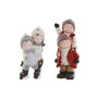 DKD Home Decor Figura de Niños en Fibra Vidrio Surtido de 2 Piezas Multicolor