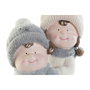 DKD Home Decor Figura de Niños en Fibra Vidrio Surtido de 2 Piezas Multicolor