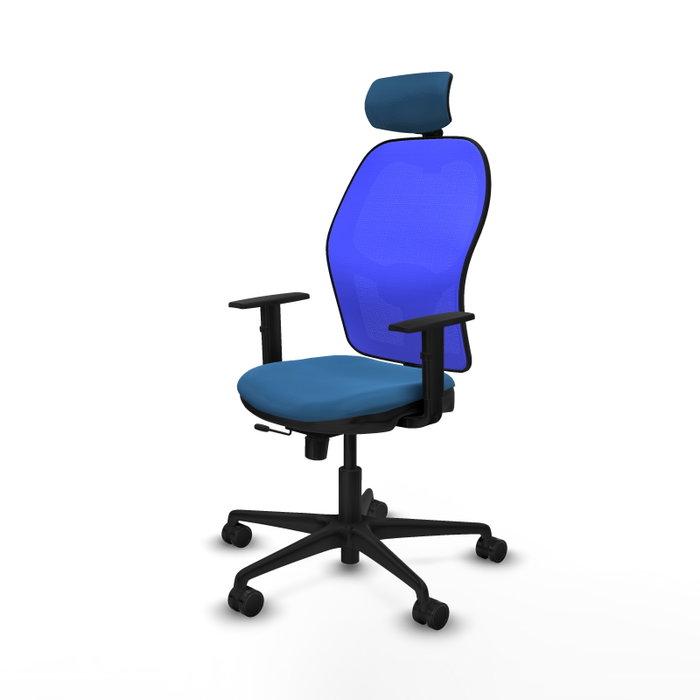 PIQUERAS Y CRESPO Silla de oficina Jorquera Sincro/Traslack Azul