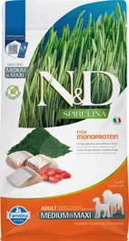 Farmina N&D Dog Spirulina Medium Maxi 2 kg Arenque para Perro Sabor Arenque