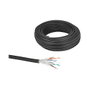 DeLOCK Cable de Red Ethernet Cat6a 500 MHz U/FTP (STP) Halogen Free, Rollo 50 m, Negro