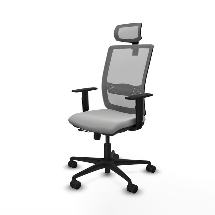 PIQUERAS Y CRESPO Silla de oficina Haches con mecanismo Sincro/Traslack Gris PIQUERAS Y CRESPO Silla de oficina Haches con mecanismo Sincro/Traslack Gris