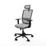 PIQUERAS Y CRESPO Silla de oficina Haches con mecanismo Sincro/Traslack Gris