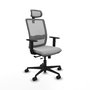 PIQUERAS Y CRESPO Silla de oficina Haches con mecanismo Sincro/Traslack Gris