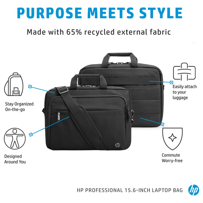 HP Maletín Professional 15.6 pulgadas Negro 500S7AA