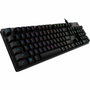 Logitech G G512 Teclado Mecánico Gaming RGB con Interruptores GX Brown, Portugués, Carbono