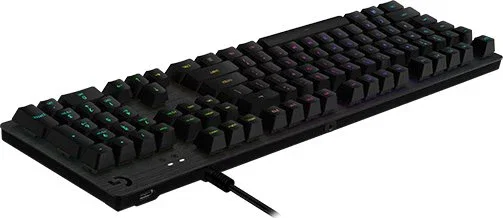 Logitech G Teclado Gaming G512 Carbon Mecánico RGB Lightsync, Interruptores GX Brown, Portugués, Color Carbono, Ref. 920-009434