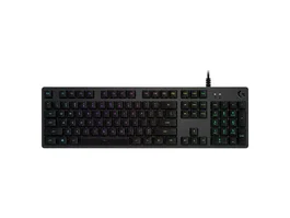 Logitech G Teclado Gaming G512 Carbon Mecánico RGB Lightsync, Interruptores GX Brown, Portugués, Color Carbono, Ref. 920-009434