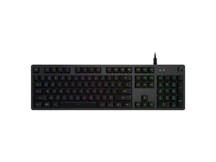 Logitech G Teclado Gaming G512 Carbon Mecánico RGB Lightsync, Interruptores GX Brown, Portugués, Color Carbono, Ref. 920-009434